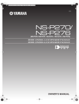 Yamaha NS-P276 User manual