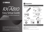Yamaha RX-A810 Installation guide