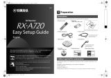 Yamaha RX-A720 Installation guide