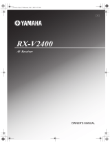 Yamaha RX-V2400 User manual