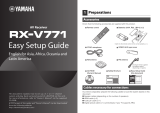 Yamaha RX-V771 Installation guide