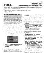 Yamaha RX-Z7 User manual