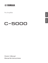 Yamaha C-5000 User manual