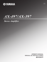 Yamaha AX-397 Owner's manual