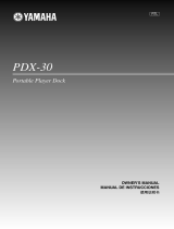 Yamaha PDX-30 Owner's manual