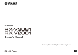 Yamaha RX-V3081 Owner's manual