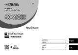 Yamaha RX-V2085 Quick start guide