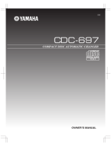 Yamaha CDC697BL User manual