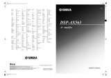 Yamaha DSP-AX563 Owner's manual