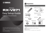 Yamaha RX-V871 Installation guide