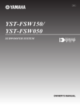 Yamaha YST-FSW 150B User manual