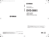 Yamaha DVD-S661 User manual