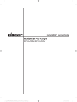 Dacor DOP36M94DLS Installation guide