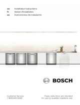 Bosch  SHXM4AY55N  Installation guide