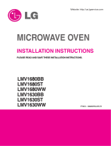 LG LMV1680ST - SS 1.6 cu. ft. stainless-steel Microwave Installation guide
