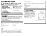 GE PT9051SLSS Installation guide