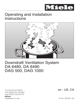 Miele DA6490+600 Operating instructions