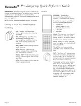 Thermador PCG366W Reference guide