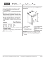 Maytag MES8800FZ Dimensions Guide