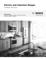 Bosch Benchmark HIIP055U Installation guide