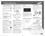 Samsung RF261BEAESP Quick start guide
