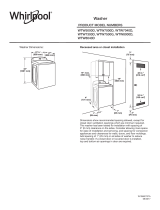 Whirlpool WTW7500GW Dimensions Guide