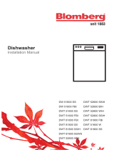 Blomberg DWT52600BIH Installation guide