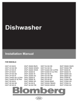 Blomberg DWT57500FBI Installation guide