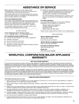 Whirlpool WFG320M0BB Warranty