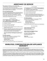 Whirlpool WFG505M0BB Warranty