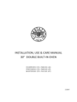 Bertazzoni PROFD30XV Installation, Use & Care Manual