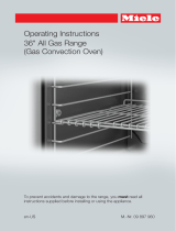 Miele 25113651USA Convection Oven Manual