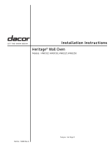 Dacor  HWO227PS  Installation guide