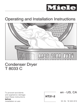 Miele T 8023 C Operating instructions