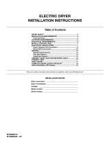 Whirlpool WED85HEFW Installation guide