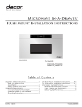 Dacor RNMD24S Flush Mount Installation Instructions