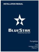 BlueStar  BSPRT488BL  Installation guide