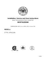 Bertazzoni CB486G00XLP Installation, Use and Care Manual