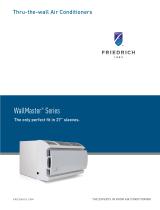Friedrich WY12D33A WallMaster Thru the wall Air Conditioners Brochure
