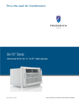 Friedrich US10D30C Uni fit Thru the wall Air Conditioners Brochure 2016