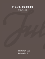Fulgor Milano F6PDW24SS1 User manual
