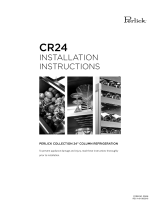 Perlick  CR24W-1-4R  Installation guide