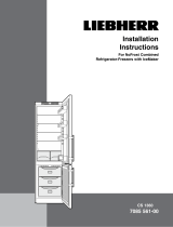 Liebherr CS1360B Installation guide