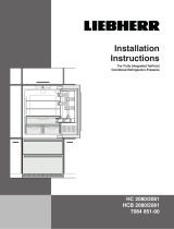 Liebherr HCB2082 Installation guide