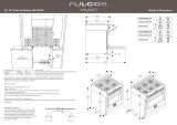 Fulgor Milano F6PDF366S1 Dimensions Guide