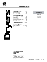 GE Appliances DSKS433EBWW Owner's manual