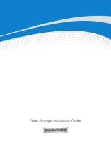 Sub-Zero WS-30/S/PH-LH Installation guide