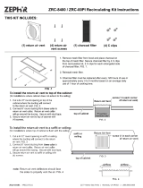 Zephyr ZPIE30AG290 Recirculating Kit Manual