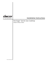Dacor HCT305GSNG Installation guide