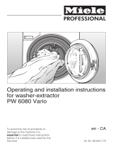 Miele 51608065USA Operating instructions